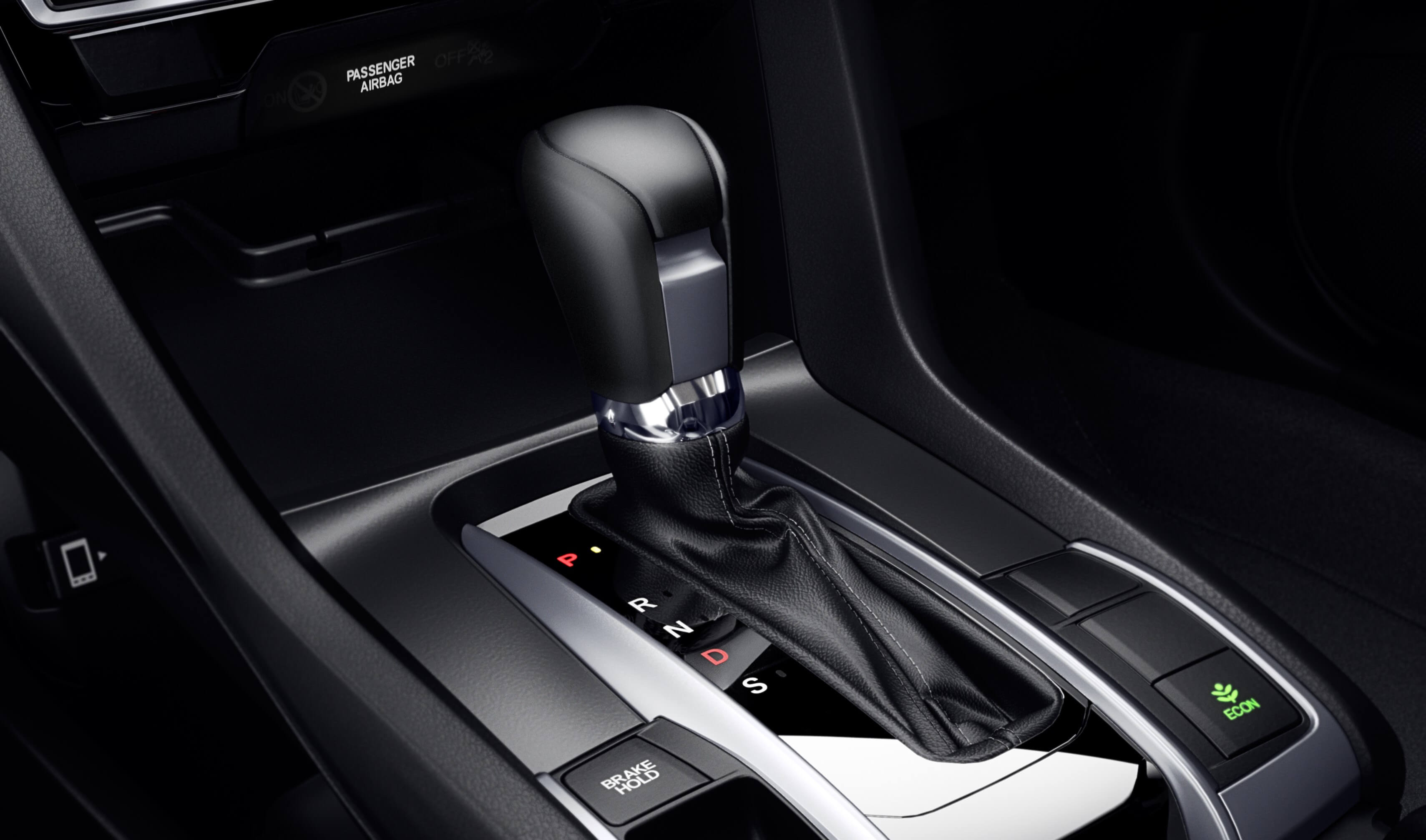 Câmbio automático com transmissão CVT de 7 velocidades com Paddle Shift